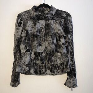 Bianca Nygard Petite Women’s Size 8 Jacket Zip Up Black Lightweight Coat